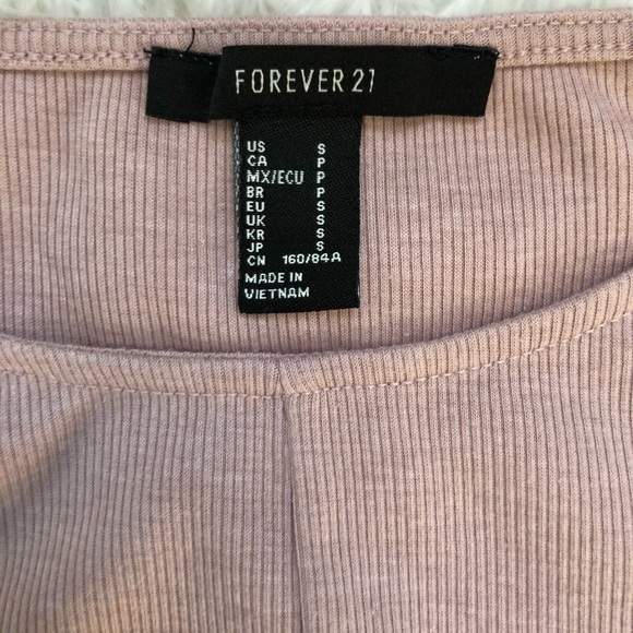 Forever21 Blush Active Twist-Front Long Sleeve Crop Top - Picture 5 of 6